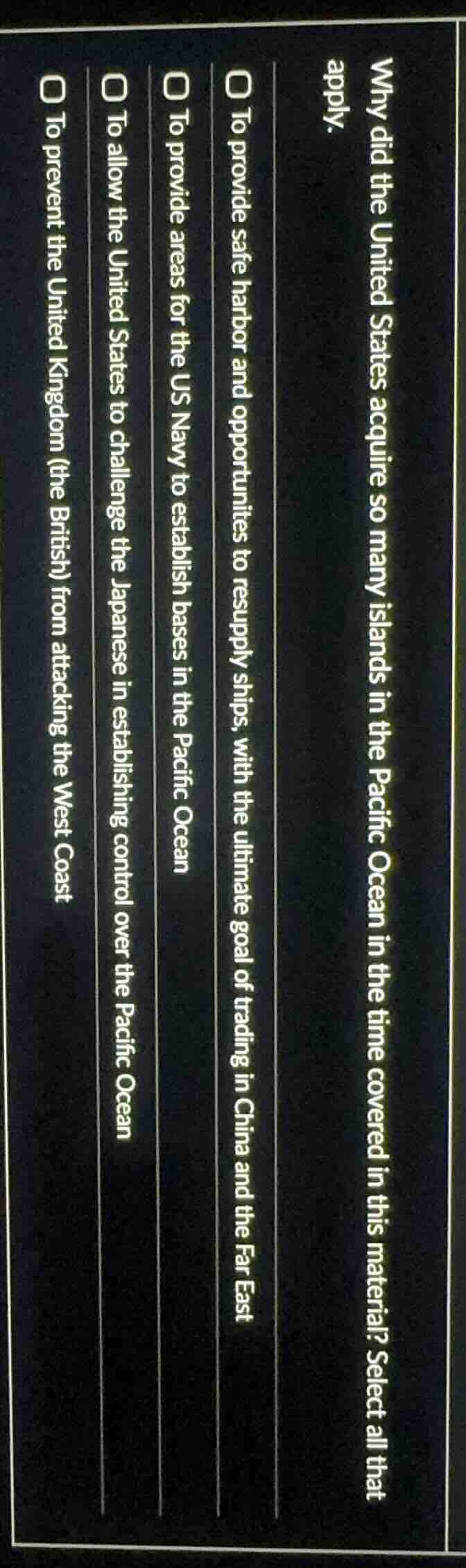 why did the united states acquire so many islands in the pacific ocean …