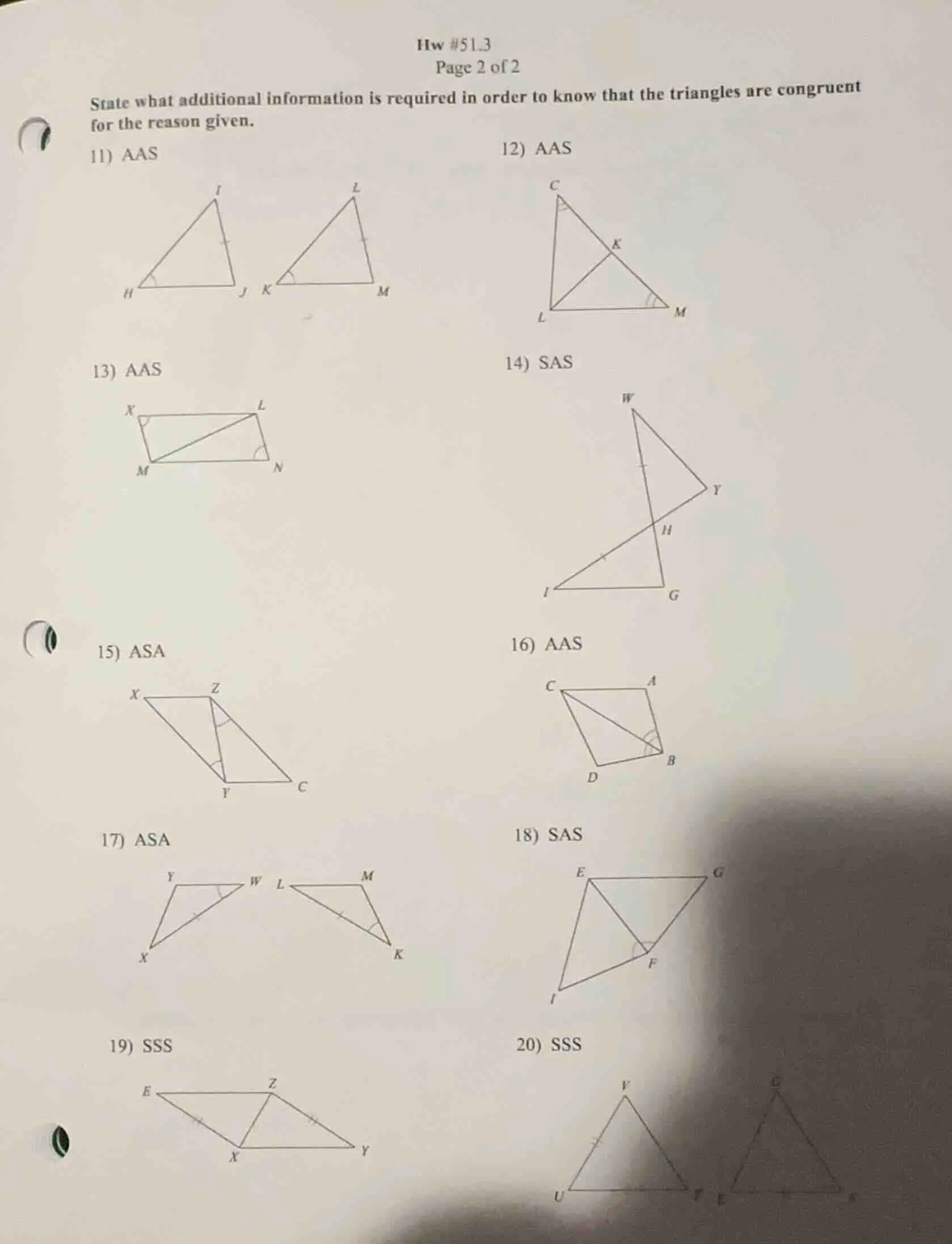 hw #51.3 page 2 of 2 state what additional information is required in o…