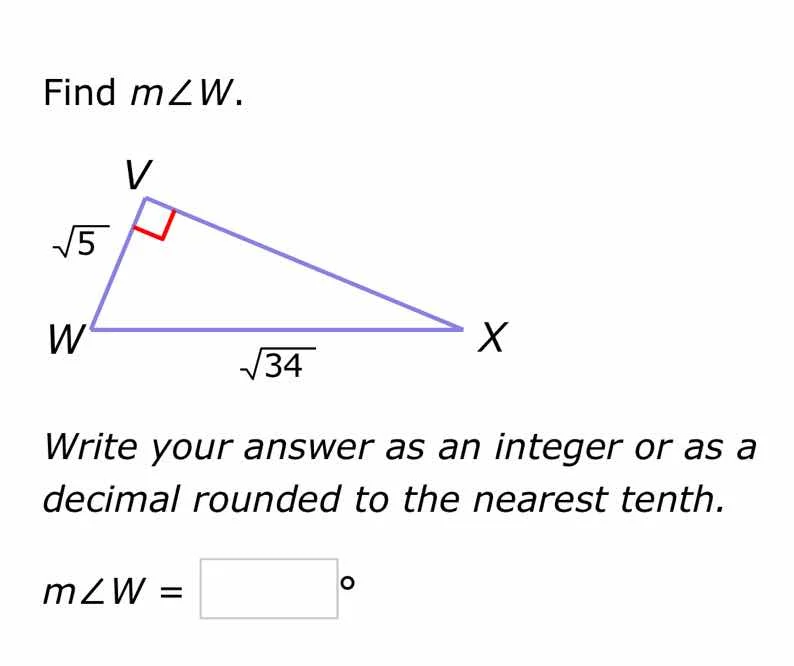 find $m\\angle w$. write your answer as an integer or as a decimal roun…