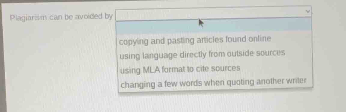 plagiarism can be avoided bycopying and pasting articles found onlineus…