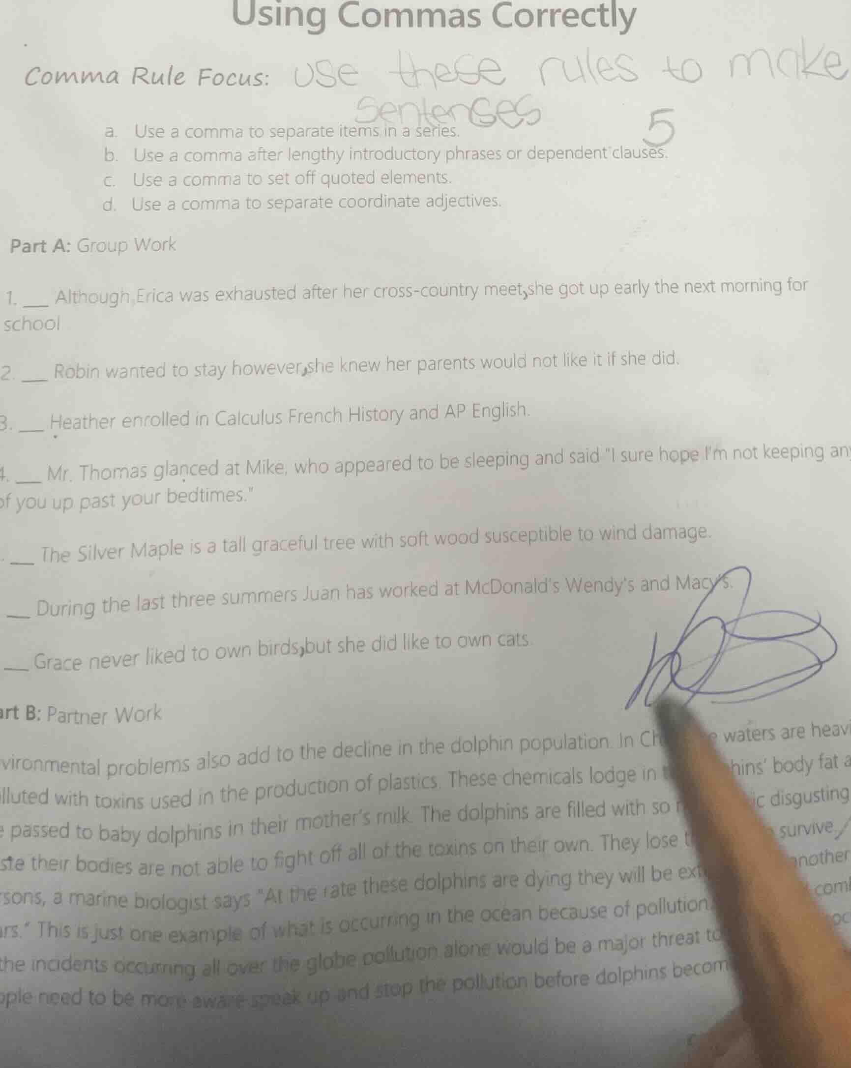 using commas correctlycomma rule focus: use these rules to make sentenc…