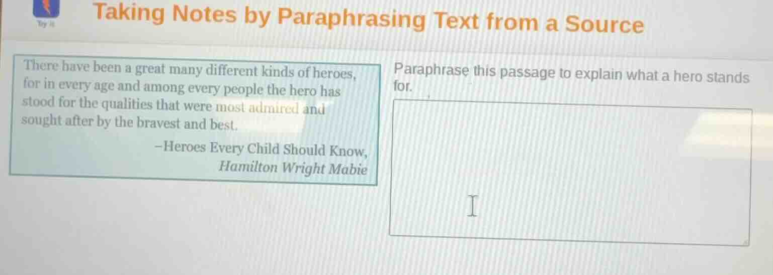 taking notes by paraphrasing text from a source there have been a great…