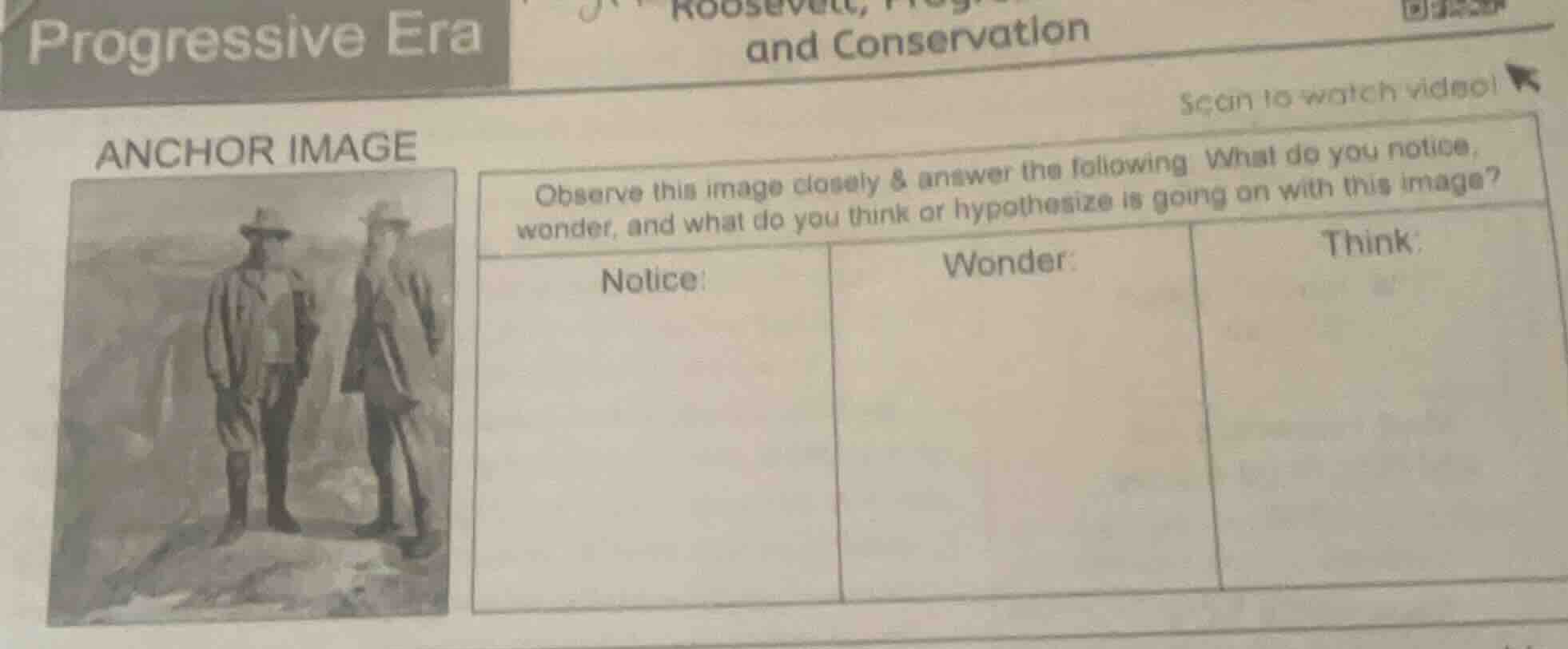 progressive eraand conservationscan to watch video!anchor imageobserve …