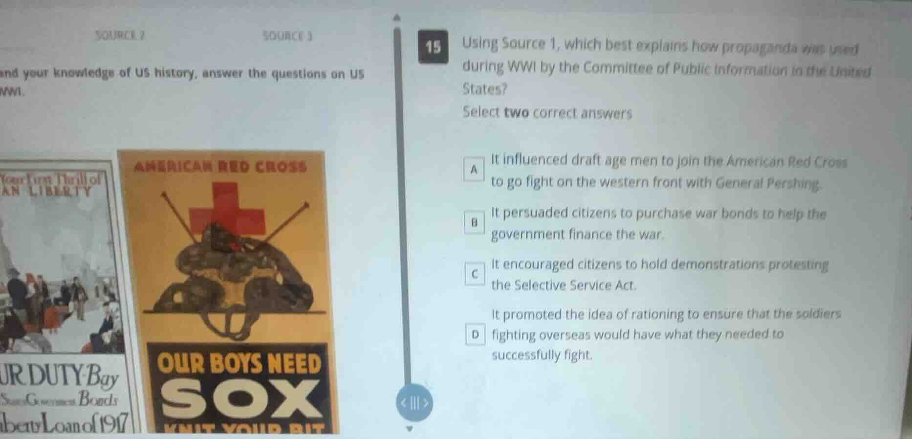 source 2 source 3 d your knowledge of us history, answer the questions …