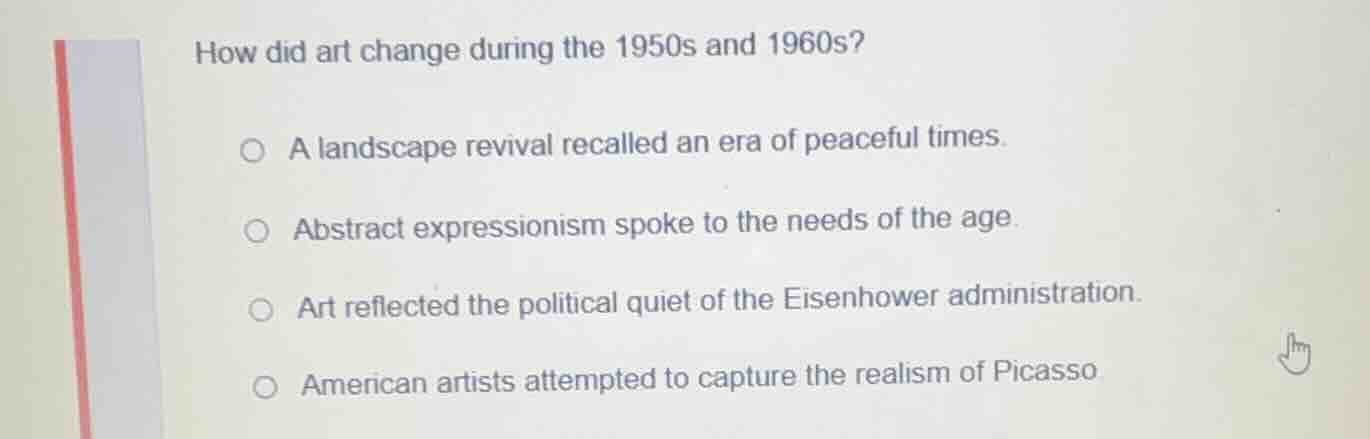 how did art change during the 1950s and 1960s? a landscape revival reca…