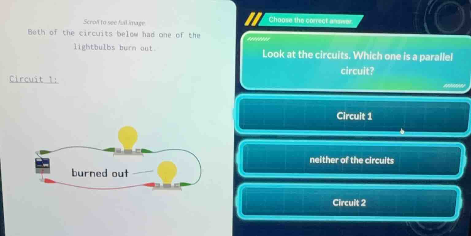 scroll to see full image.both of the circuits below had one of the ligh…