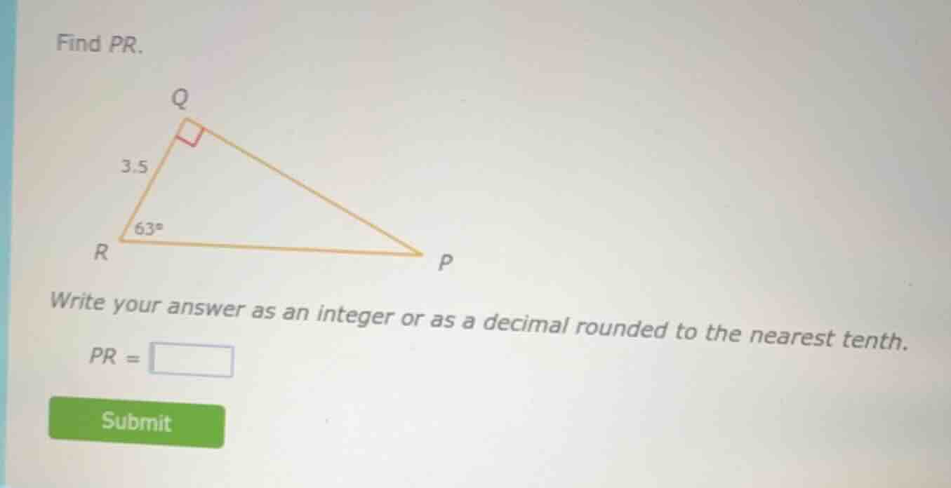 find pr. write your answer as an integer or as a decimal rounded to the…
