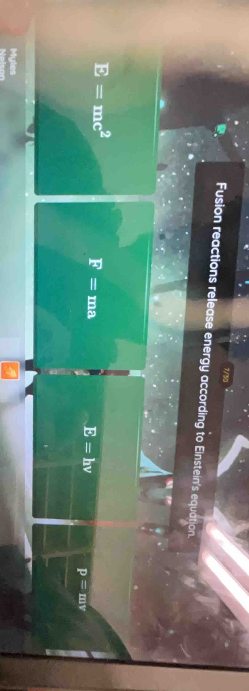 fusion reactions release energy according to einsteins equation.$e = mc…