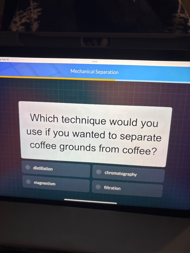 mechanical separation which technique would you use if you wanted to se…