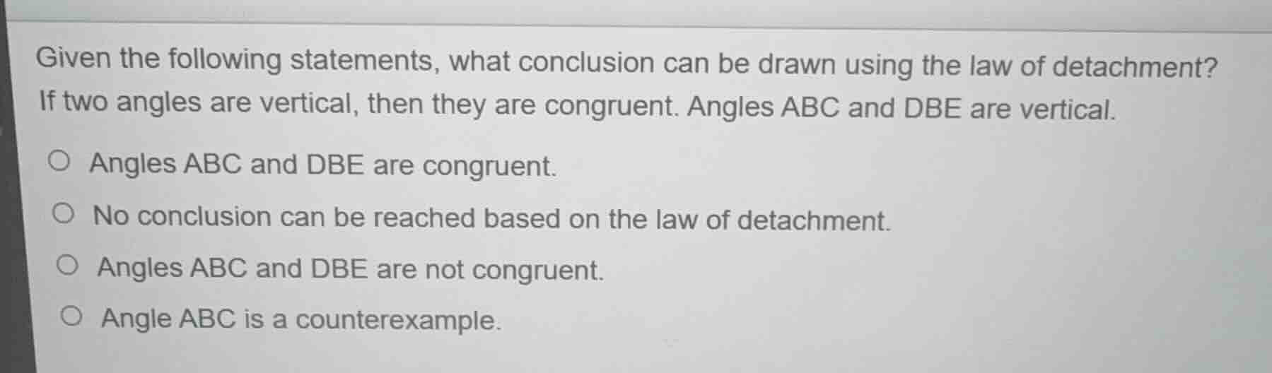 given the following statements, what conclusion can be drawn using the …