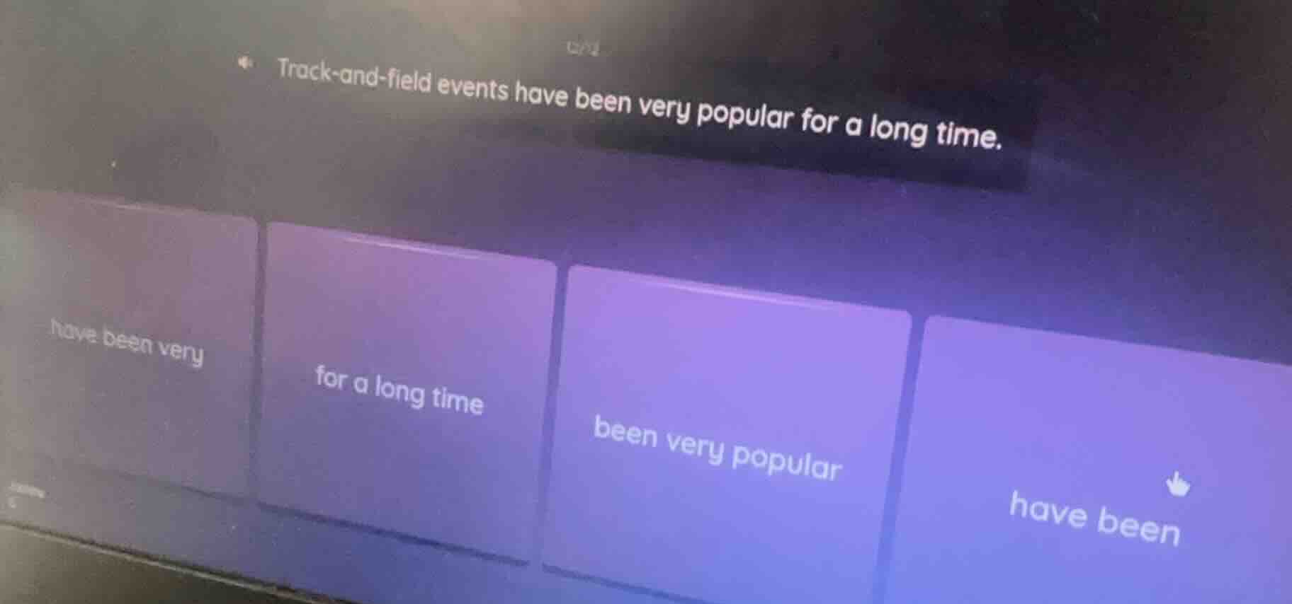 track-and-field events have been very popular for a long time. have bee…