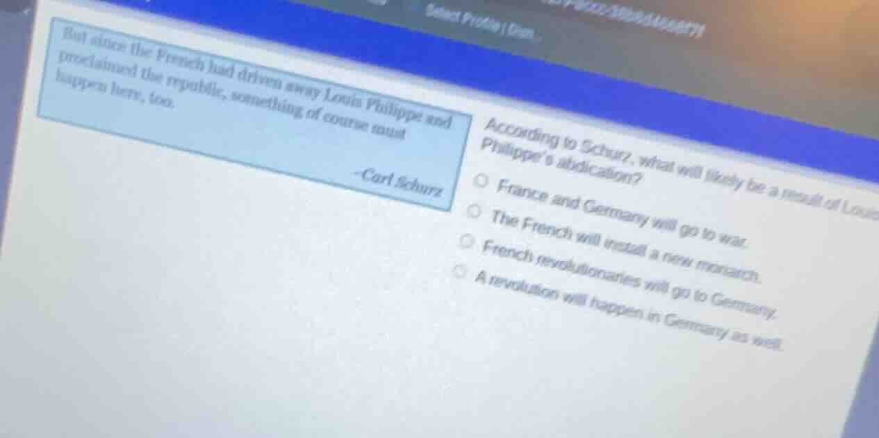 but since the french had driven away louis philippe and proclaimed the …
