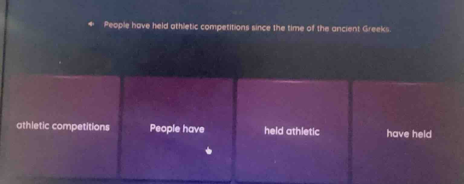 people have held athletic competitions since the time of the ancient gr…