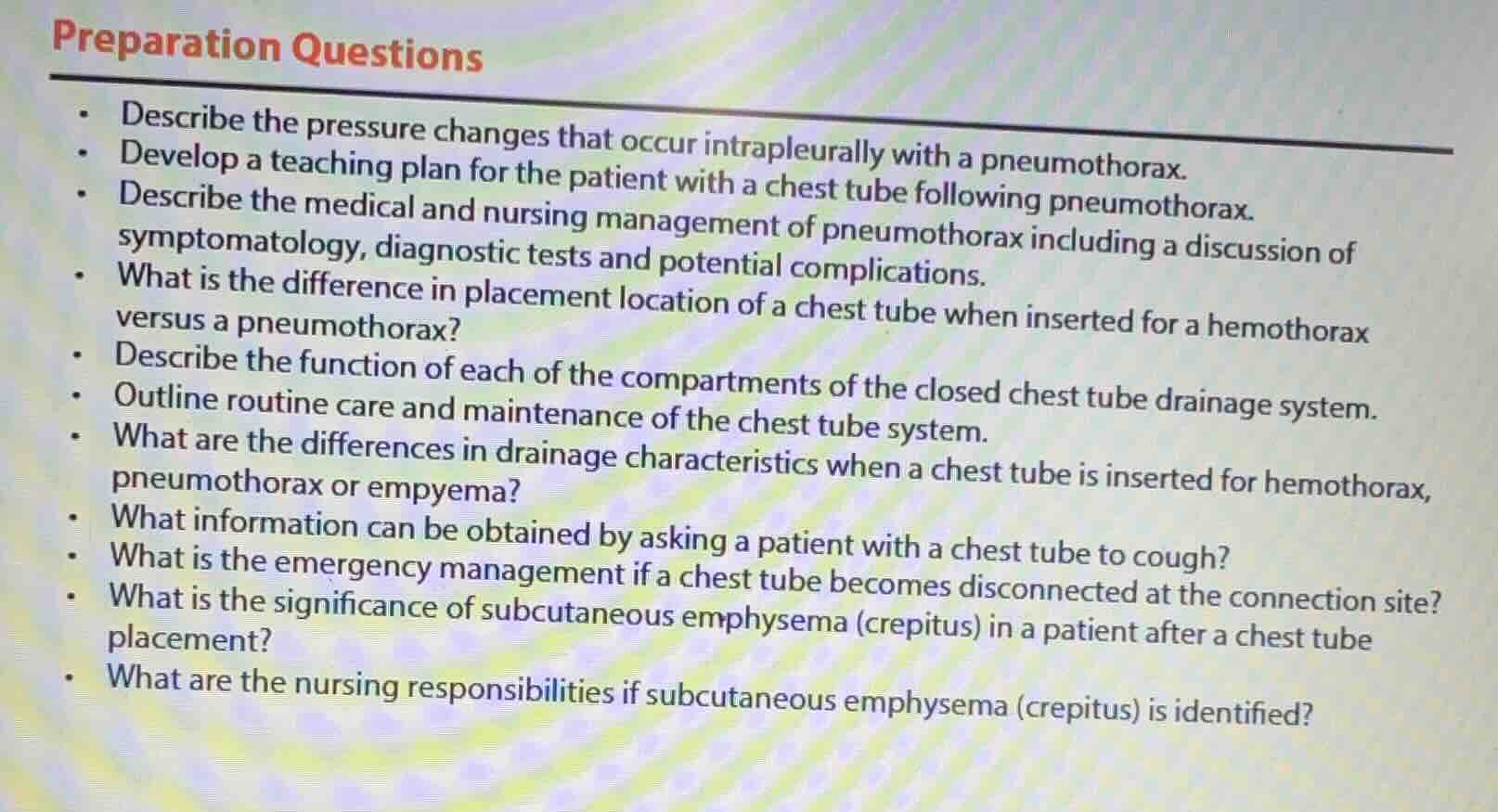 preparation questions - describe the pressure changes that occur intrap…