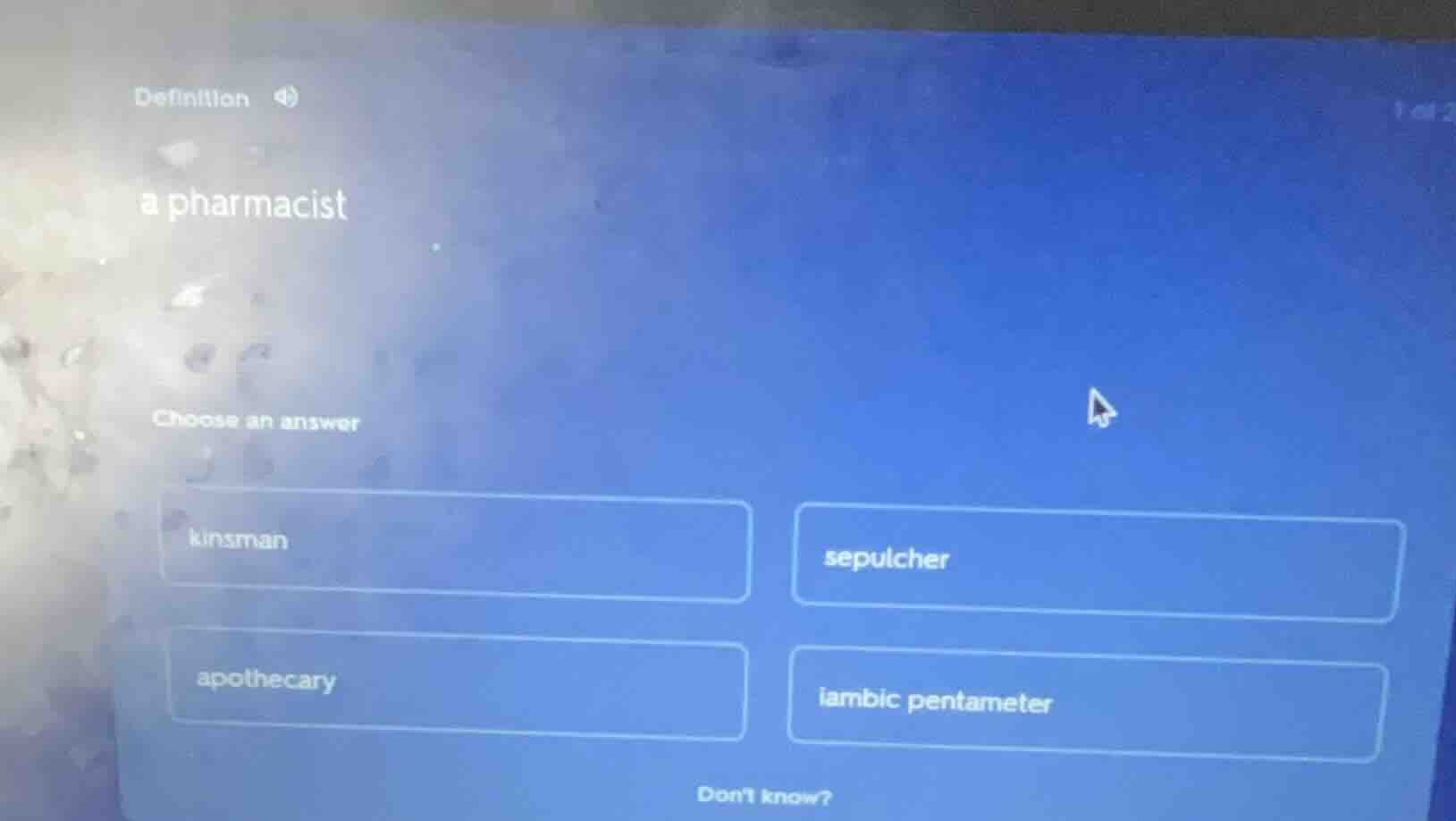 definition a pharmacist choose an answer kinsman sepulcher apothecary i…
