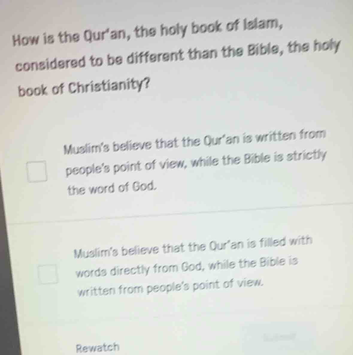 how is the quran, the holy book of islam, considered to be different th…