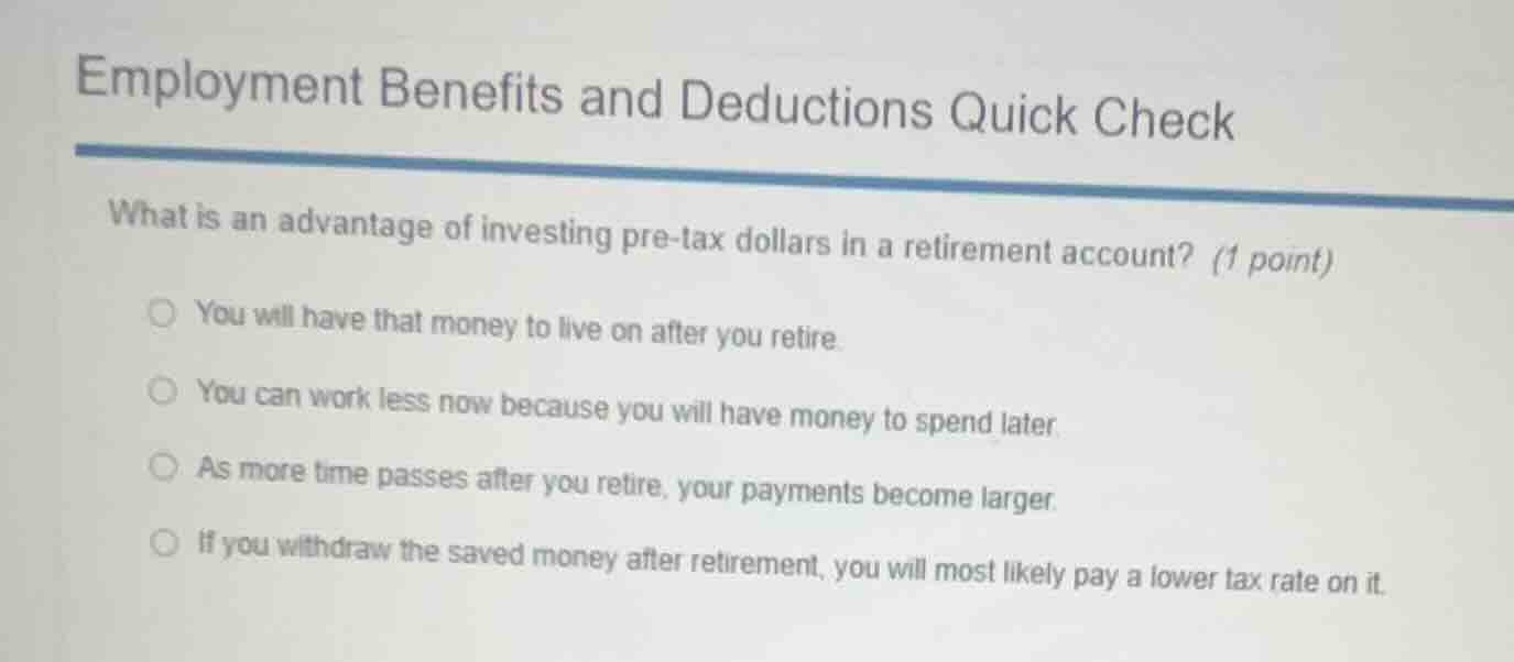 employment benefits and deductions quick check what is an advantage of …
