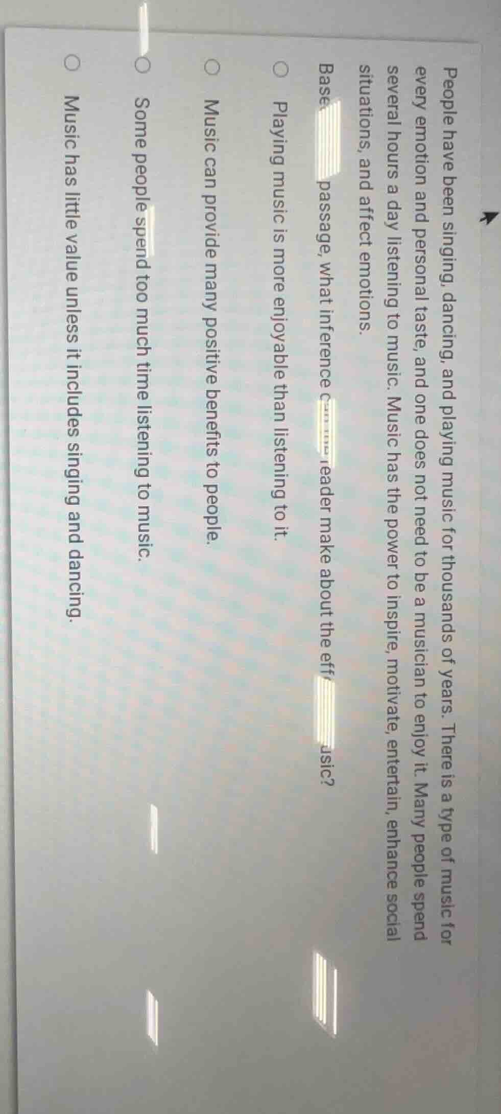 people have been singing, dancing, and playing music for thousands of y…