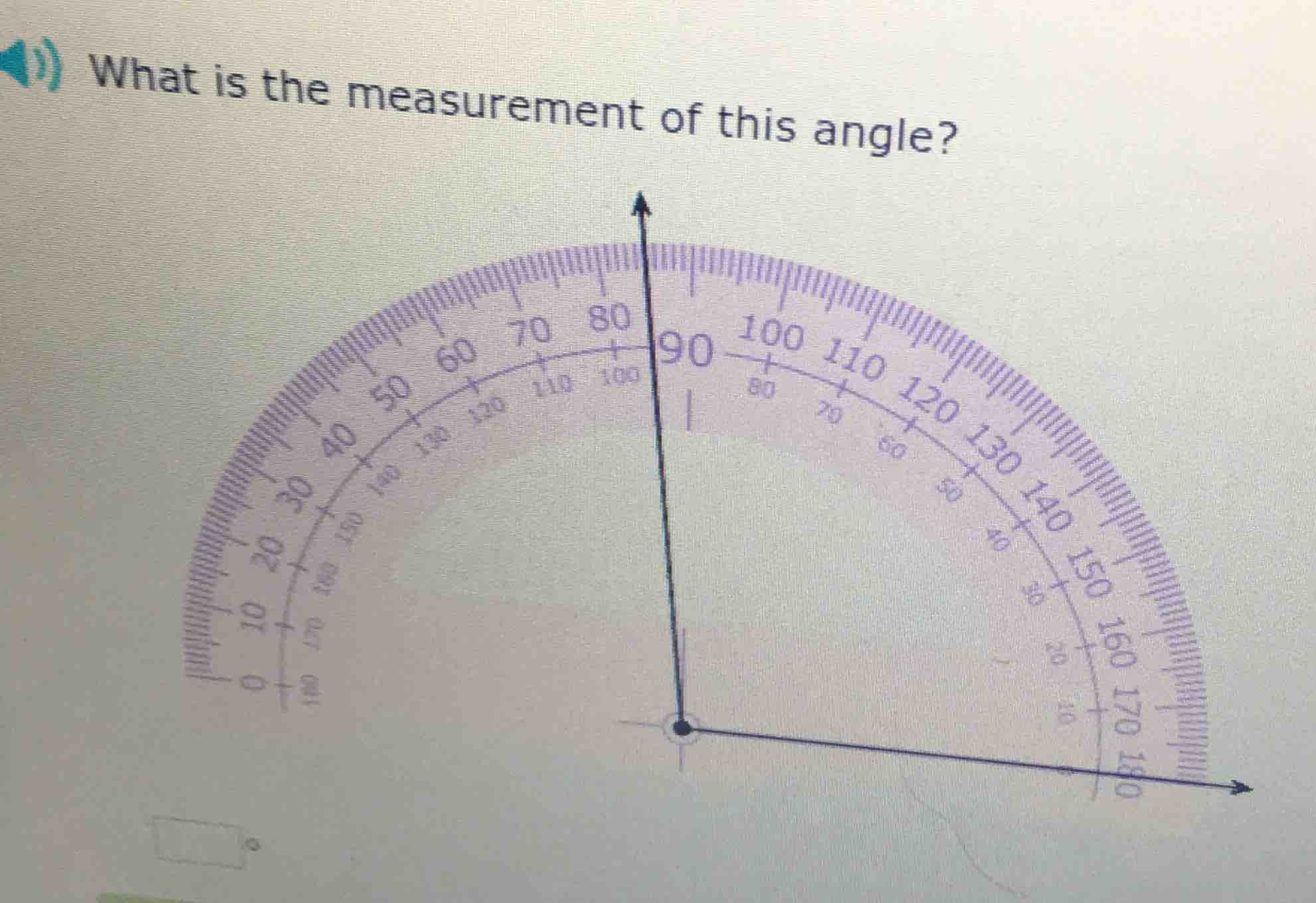 what is the measurement of this angle?