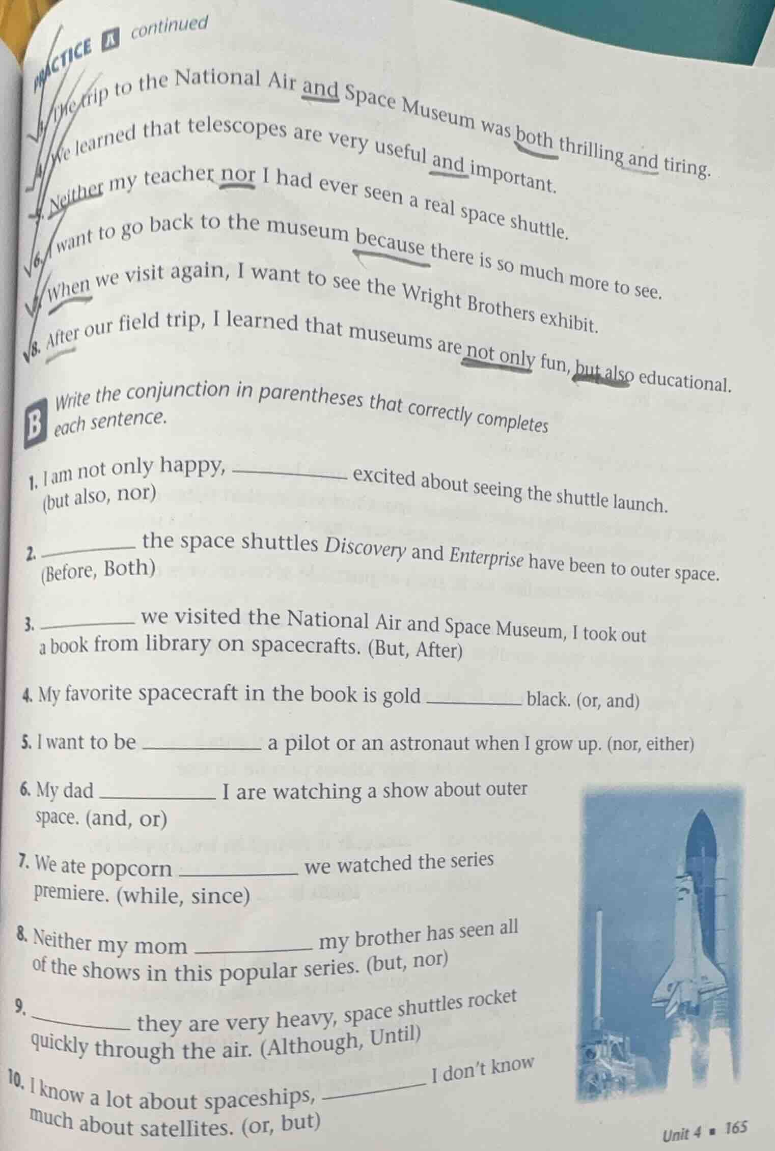 practice a continued3. the trip to the national air and space museum wa…