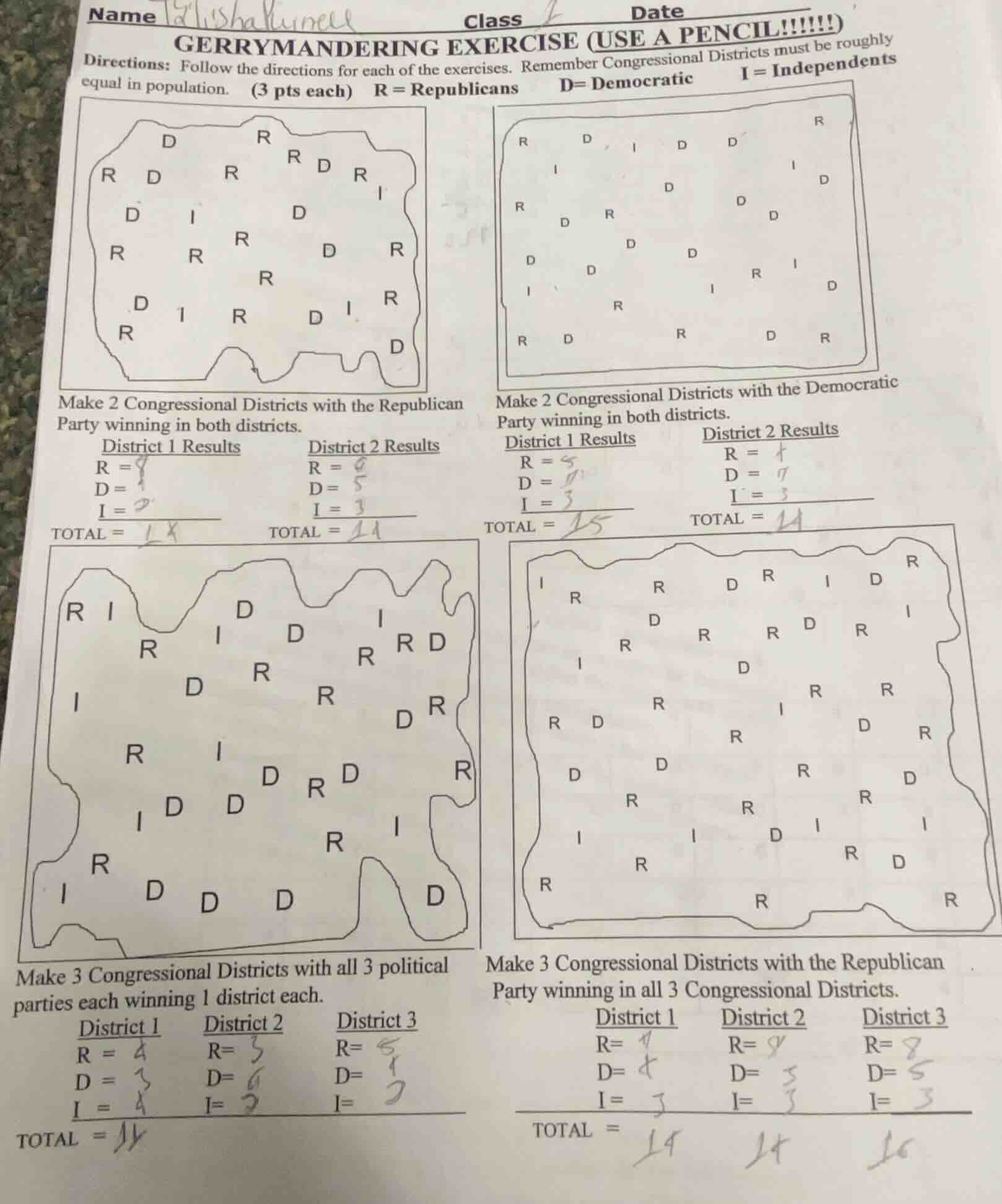 nameclassdategerrymandering exercise (use a pencil!!!!!!)directions: fo…