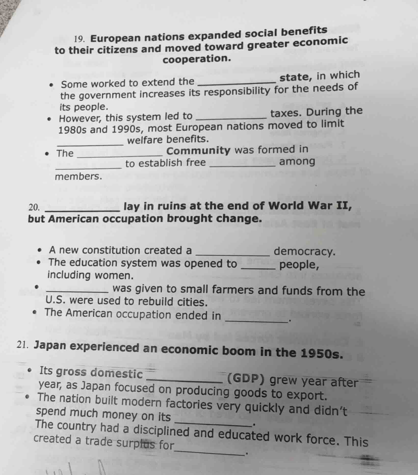 19. european nations expanded social benefits to their citizens and mov…