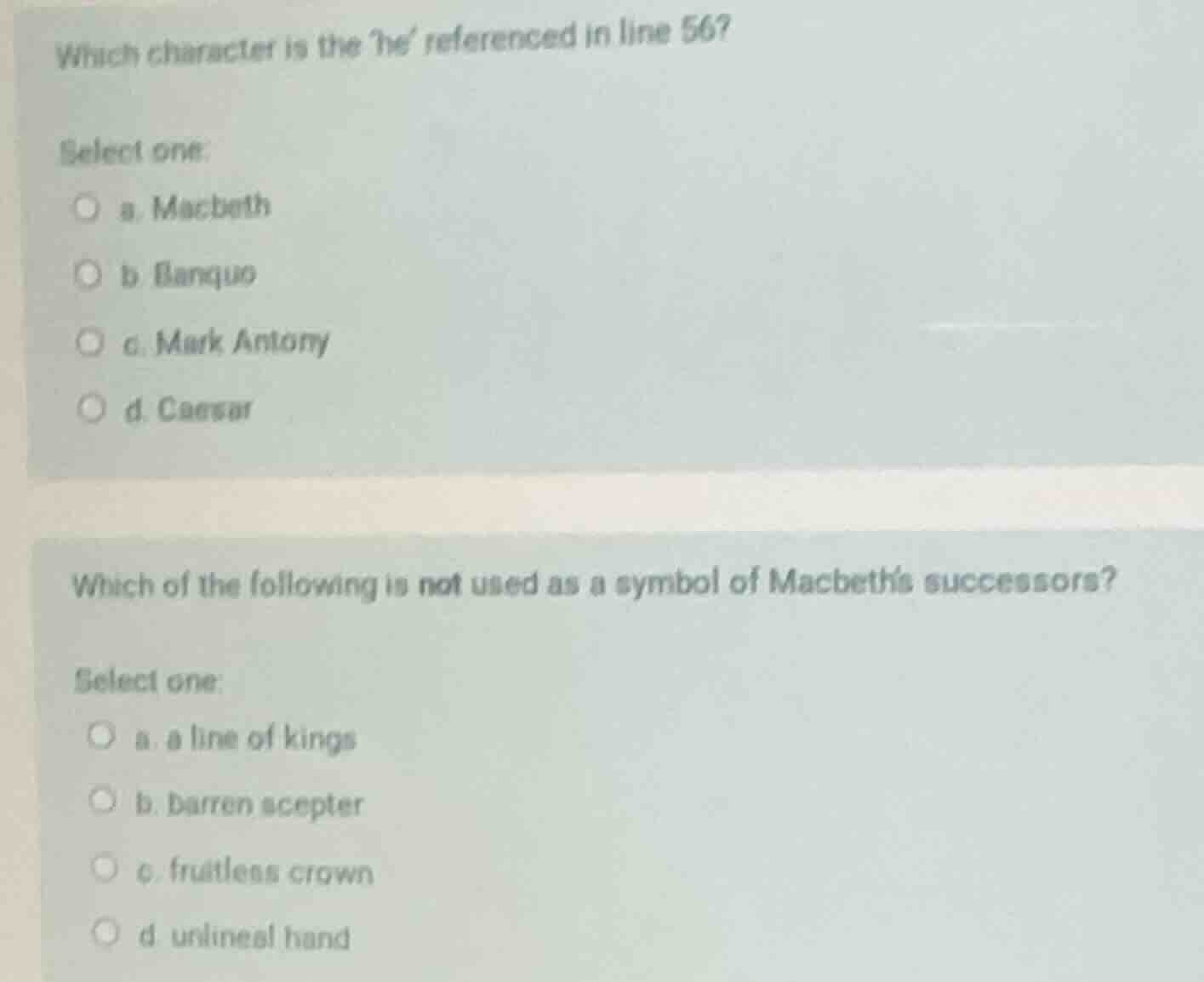 which character is the he referenced in line 56? select one: a. macbeth…