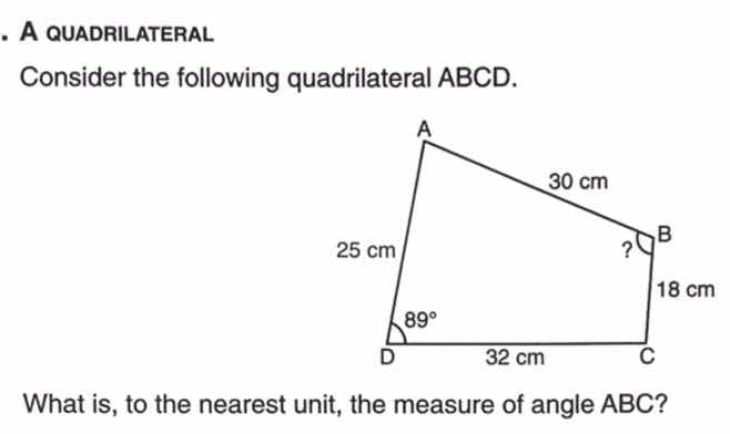 a quadrilateral consider the following quadrilateral abcd. what is, to …