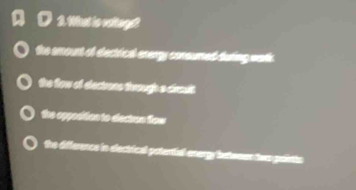 3. what is voltage?the amount of electrical energy consumed during work…