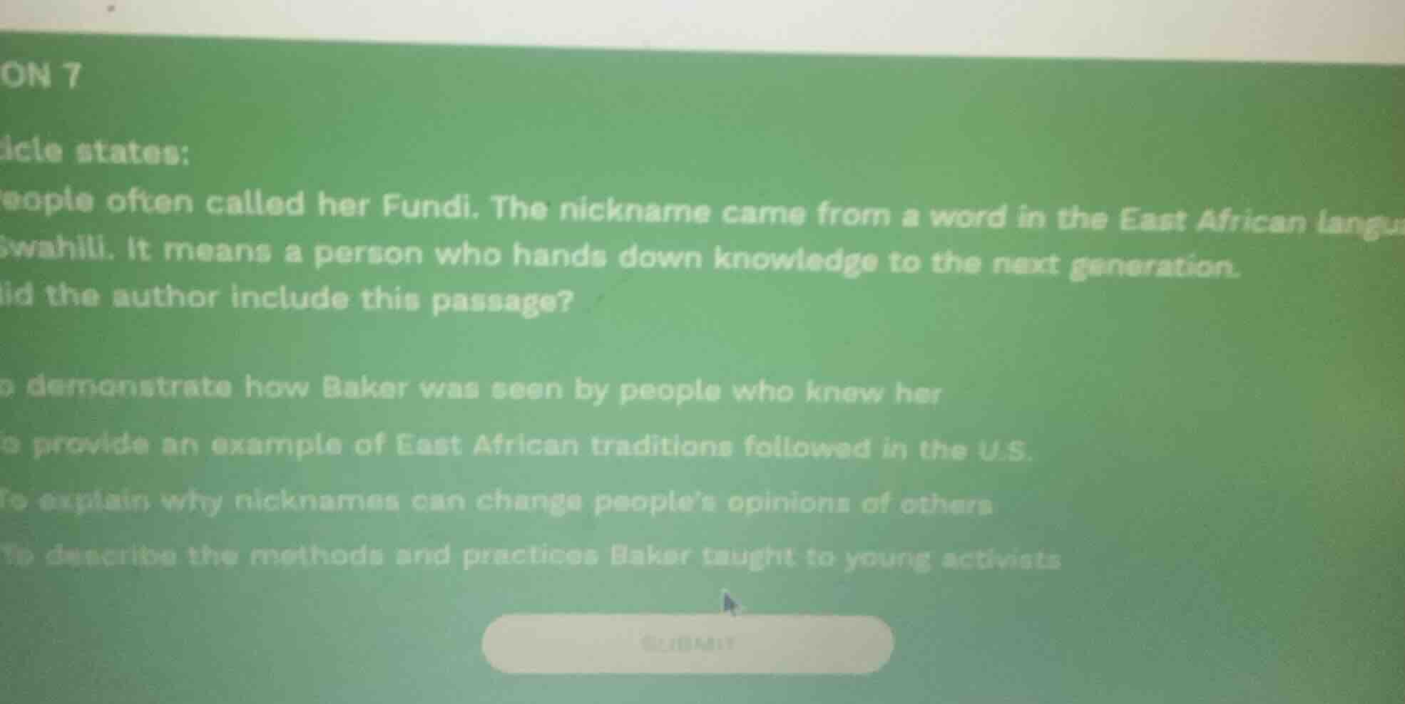 on 7icle states:eople often called her fundi. the nickname came from a …