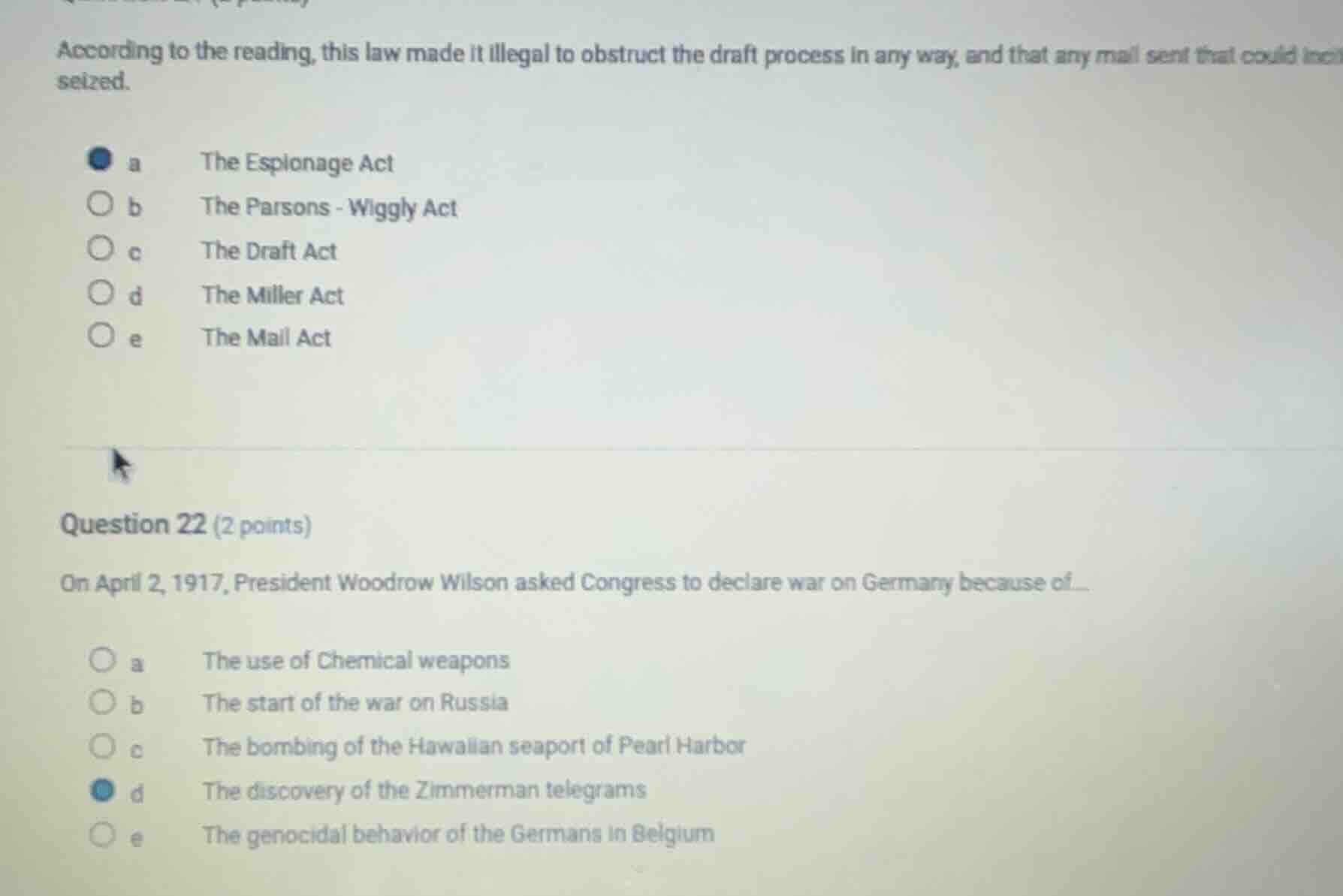 according to the reading, this law made it illegal to obstruct the draf…