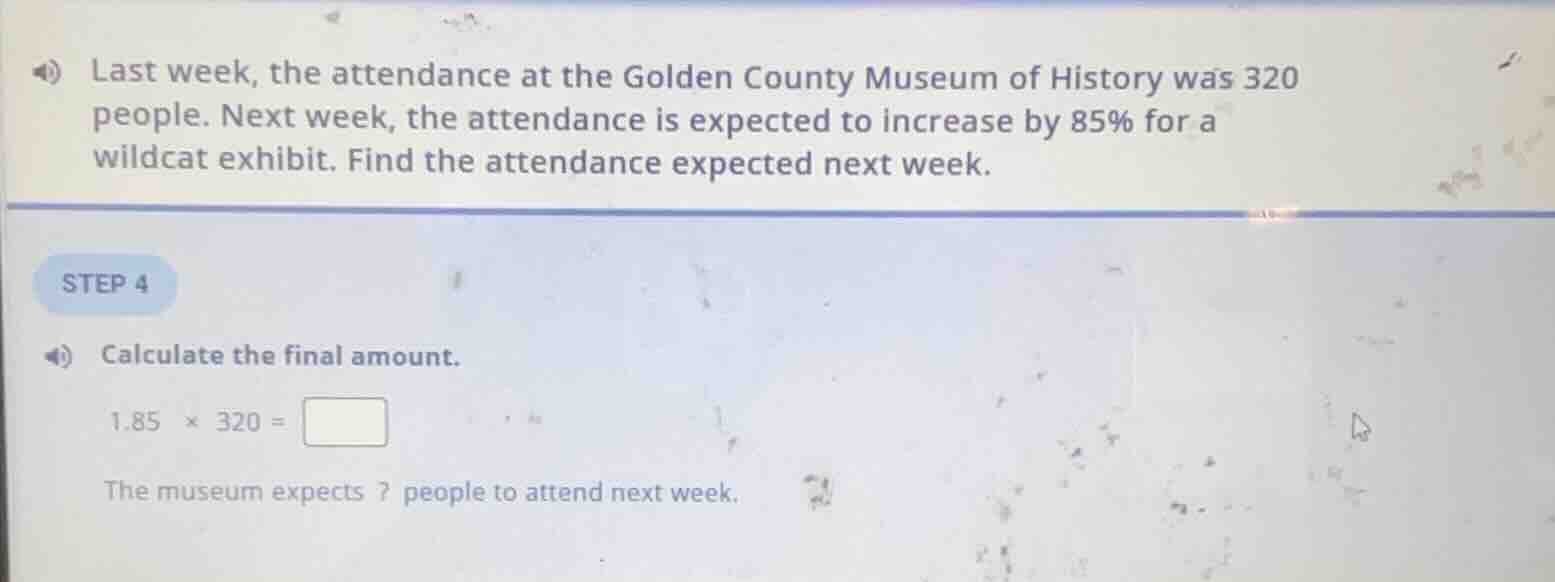 last week, the attendance at the golden county museum of history was 32…