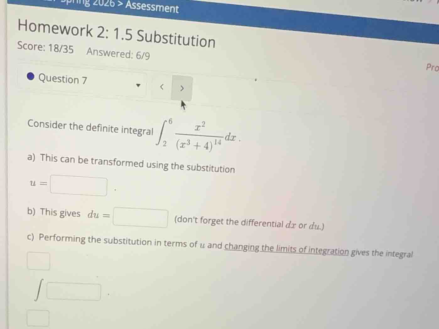 homework 2: 1.5 substitution score: 18/35 answered: 6/9 question 7 cons…