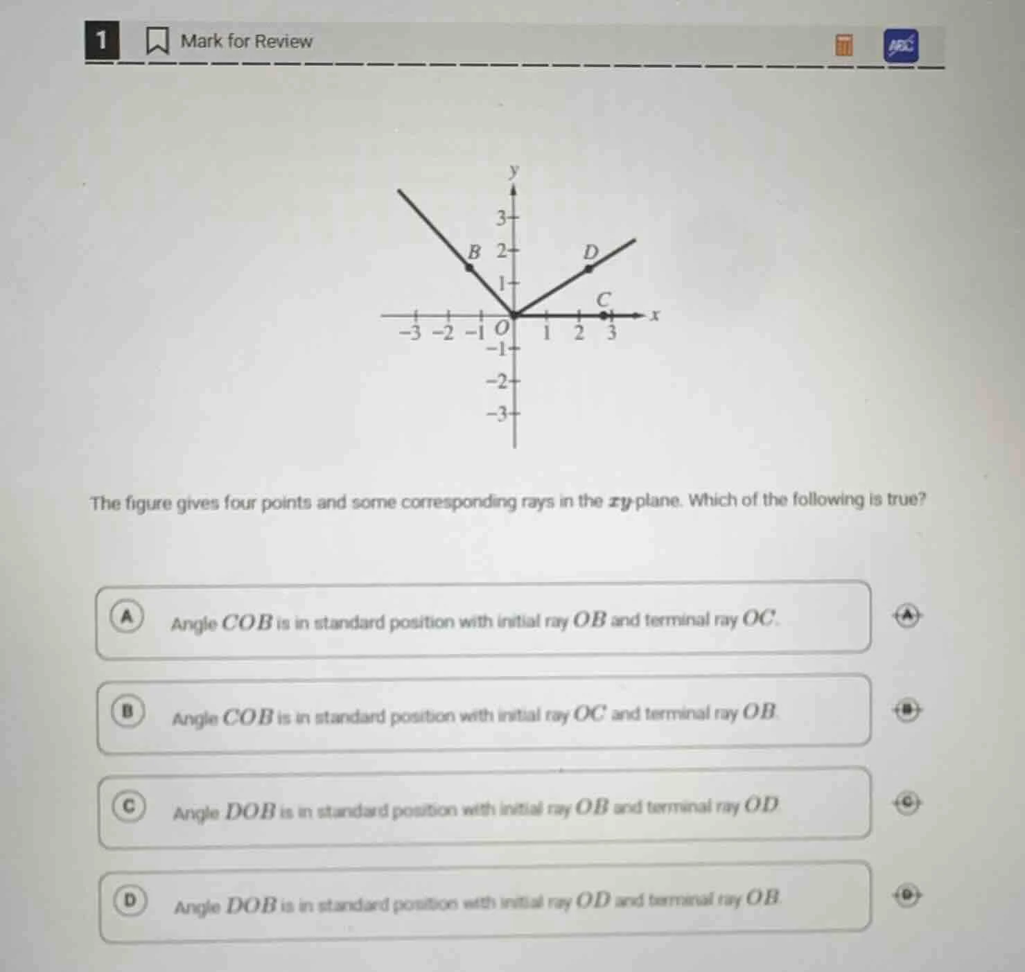 1 mark for review the figure gives four points and some corresponding r…