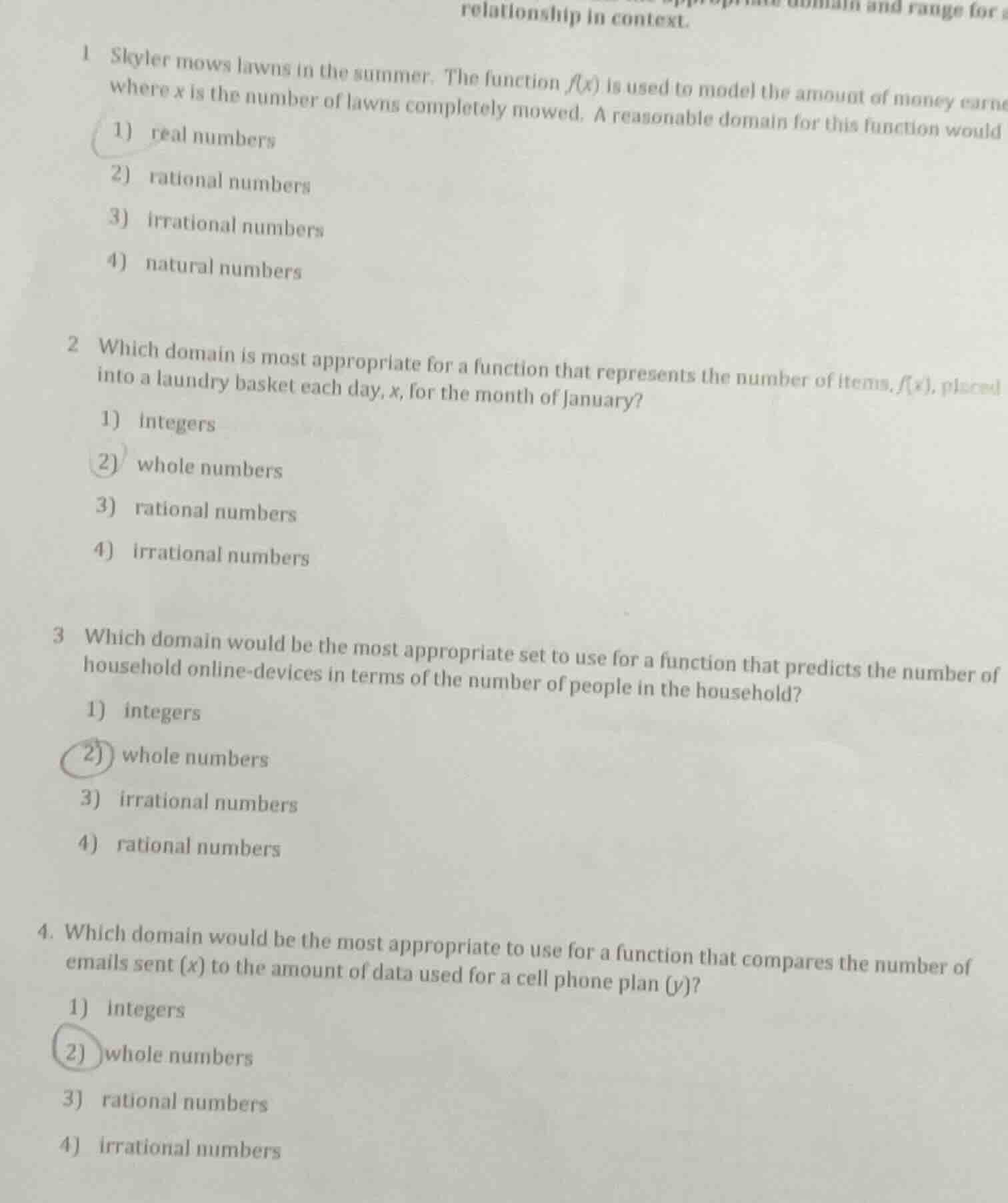 relationship in context.1 skyler mows lawns in the summer. the function…