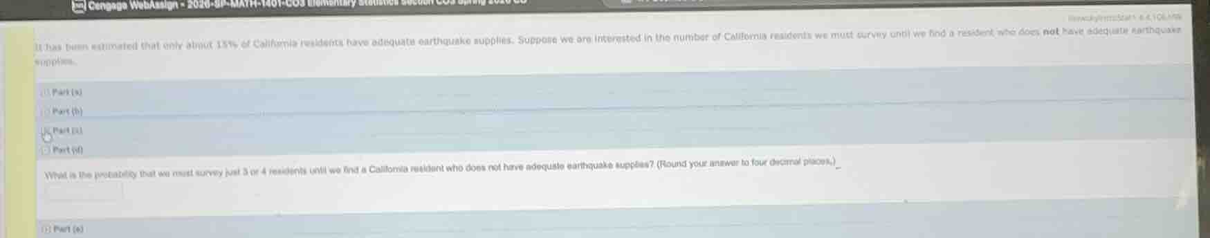 it has been estimated that only about 15% of california residents have …