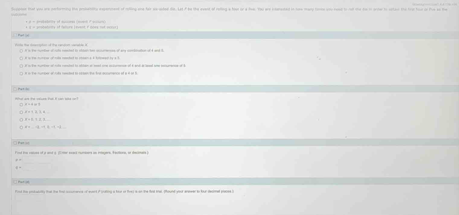 suppose that you are performing the probability experiment of rolling o…