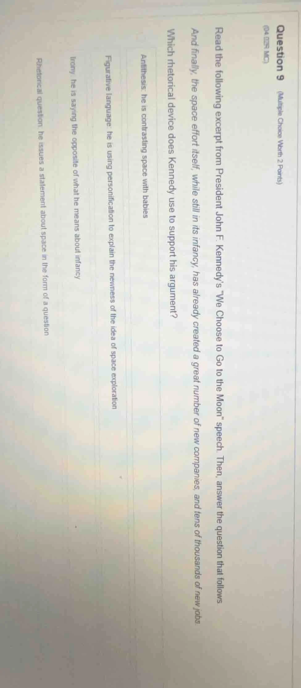 question 9 (multiple choice worth 2 points) (04.02f mc)read the followi…