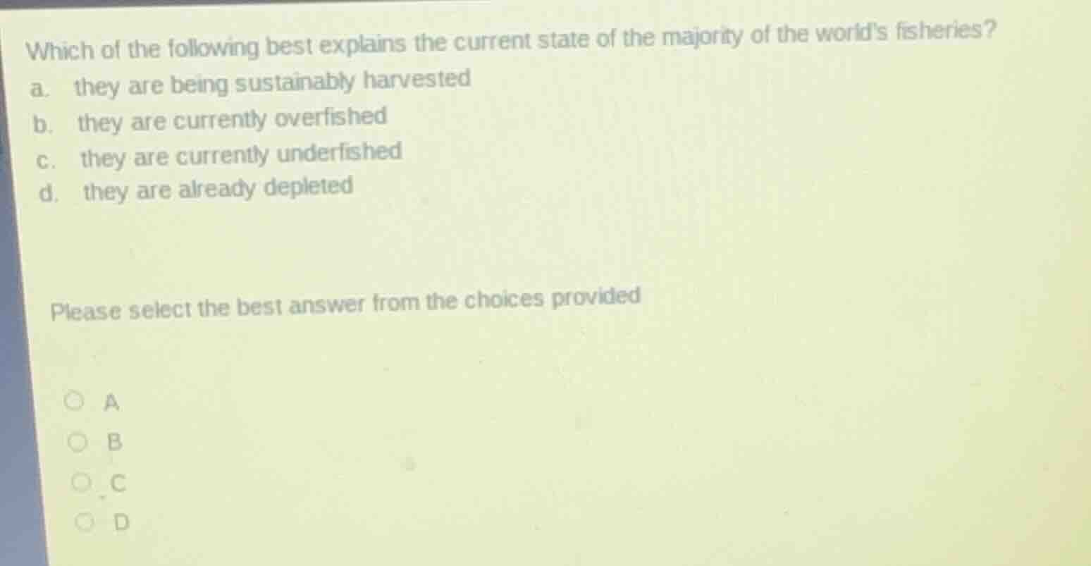 which of the following best explains the current state of the majority …