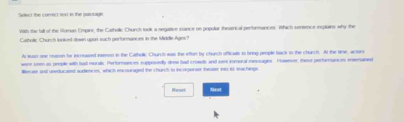 select the correct text in the passage. with the fall of the roman empi…
