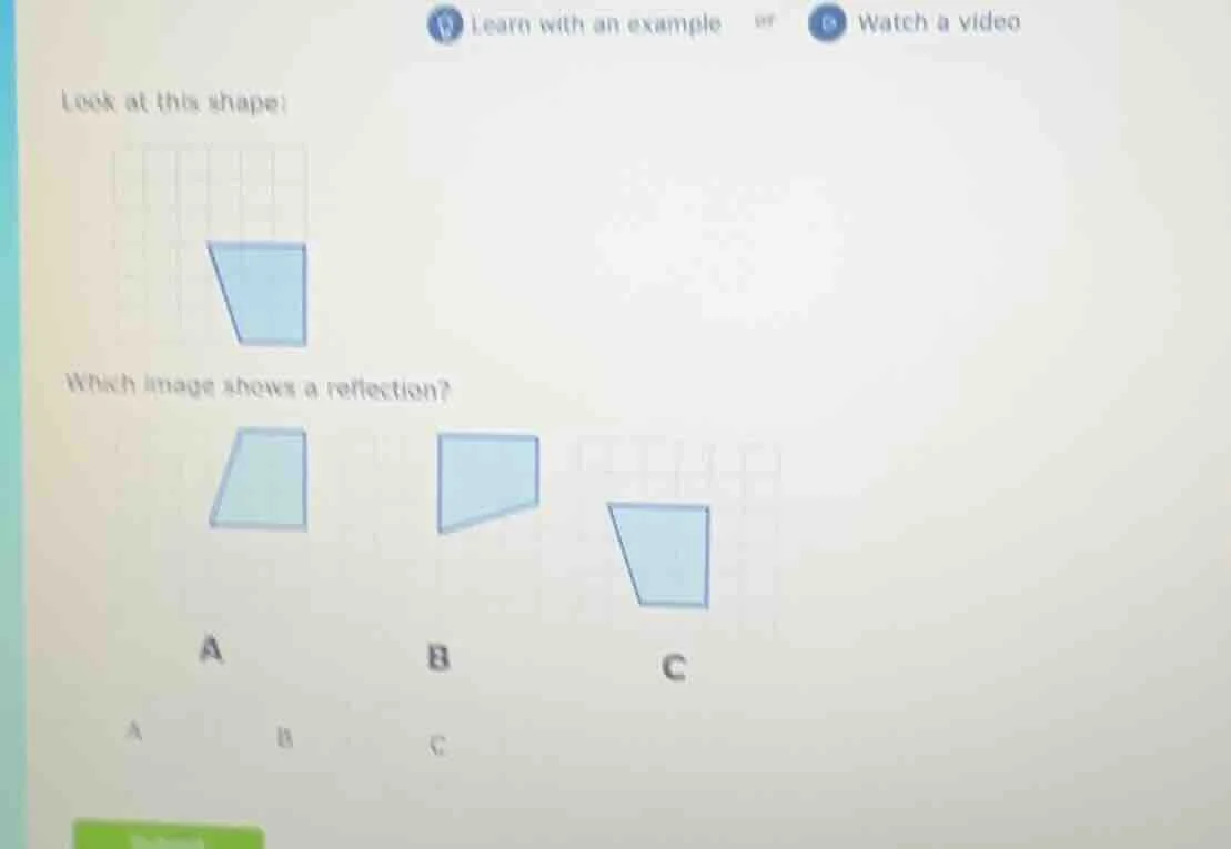 learn with an example or watch a video look at this shape: which image …