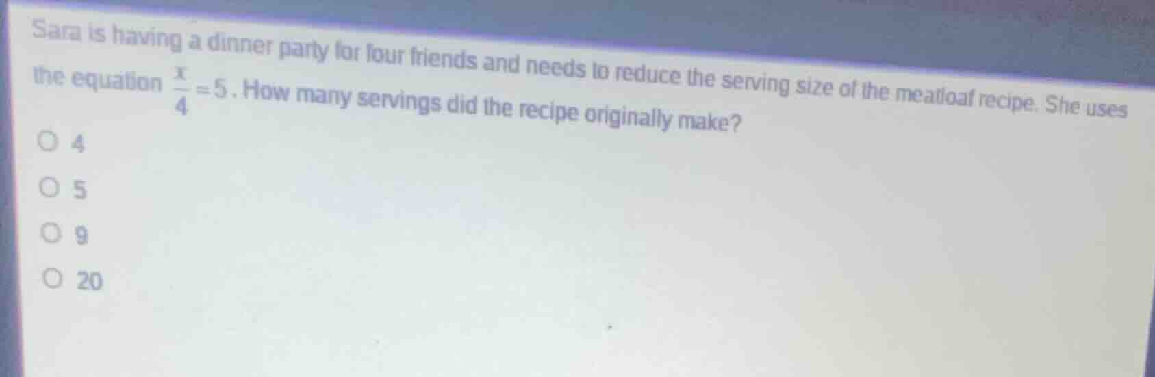 sara is having a dinner party for four friends and needs to reduce the …