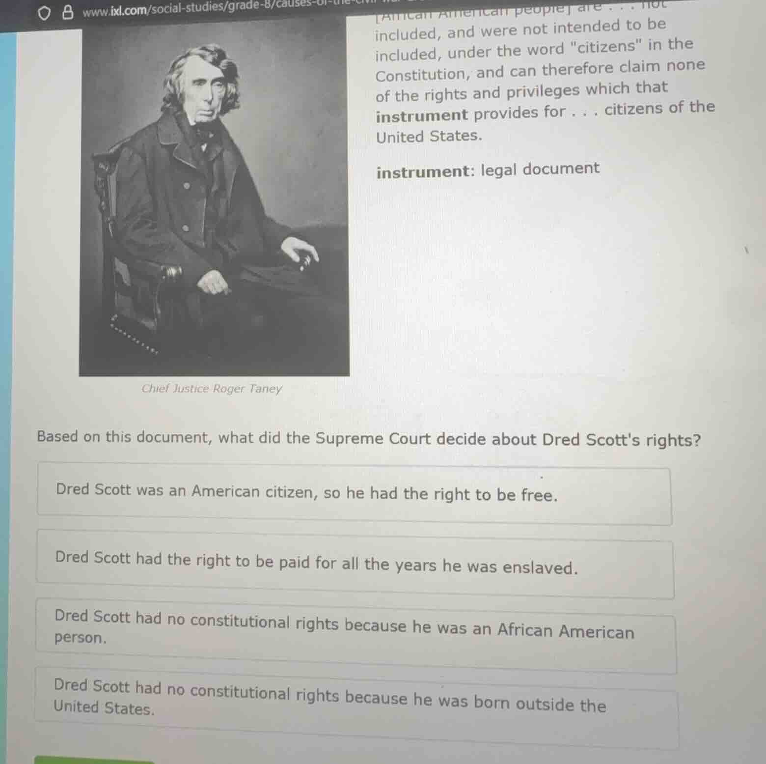 african american people are . . . not included, and were not intended t…