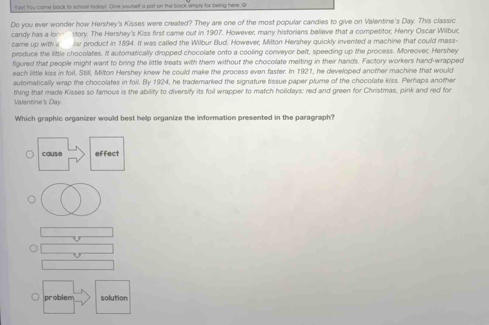 yay! you came back to school today! give yourself a pat on the back sim…