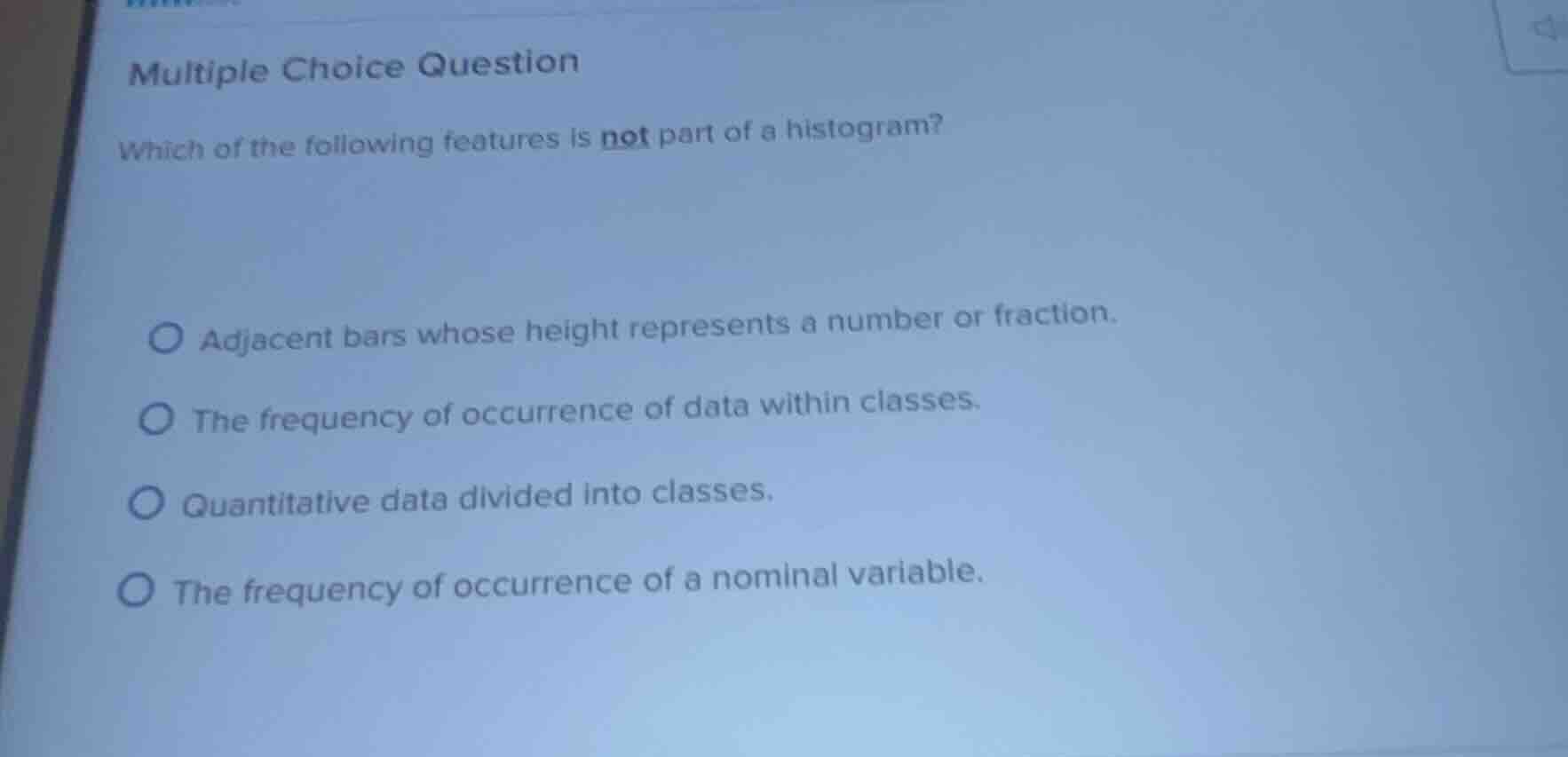 multiple choice question which of the following features is not part of…