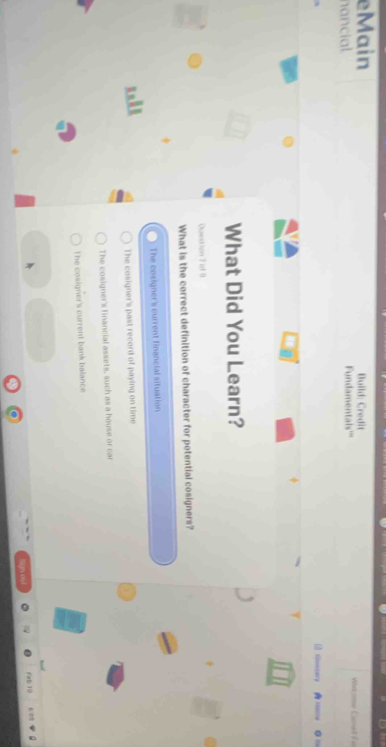 what did you learn?question 7 of 9what is the correct definition of cha…