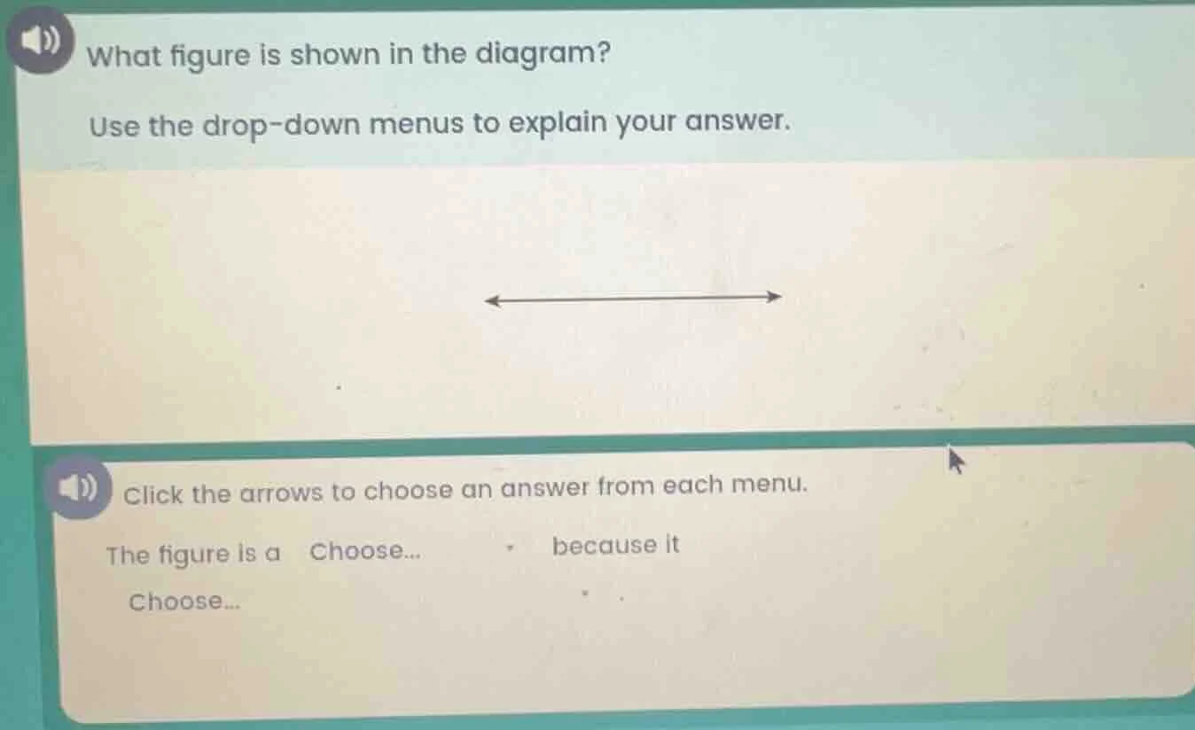 what figure is shown in the diagram? use the drop-down menus to explain…