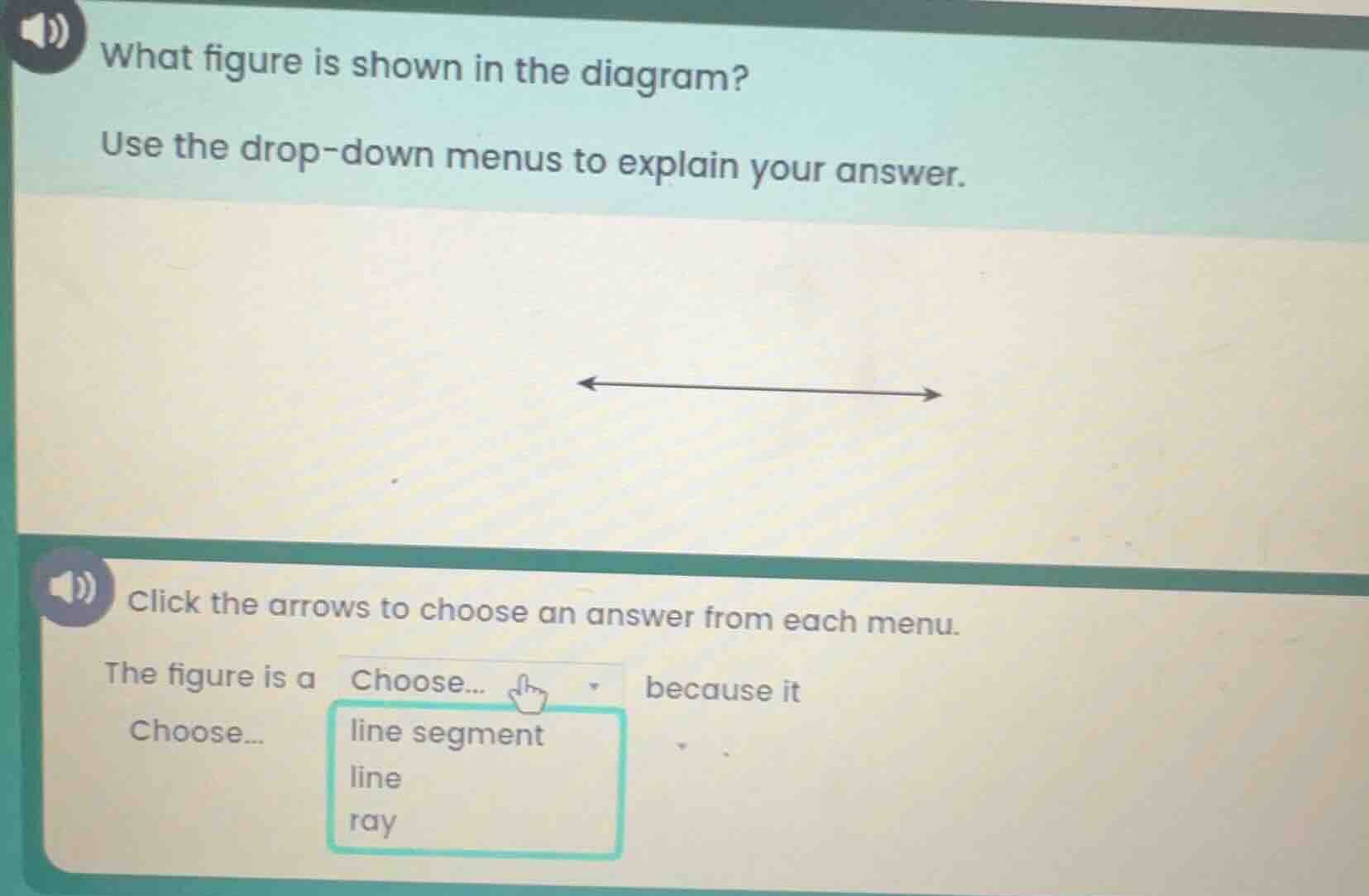 what figure is shown in the diagram? use the drop-down menus to explain…