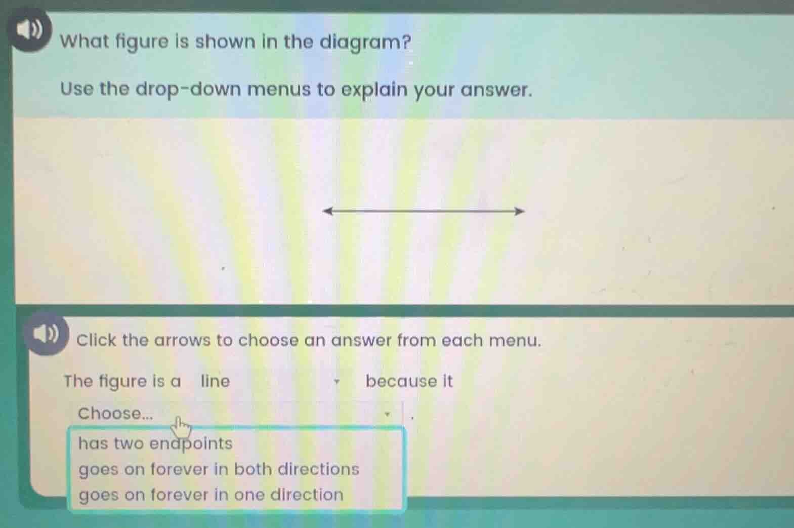 what figure is shown in the diagram? use the drop-down menus to explain…