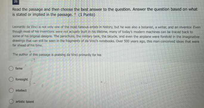 26 read the passage and then choose the best answer to the question. an…